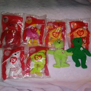 Ty Beanie Bears McDonalds- All McD's related set